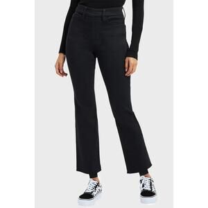 NWT Good American Power Stretch Pull On High Rise Straight Jeans Womens Size L